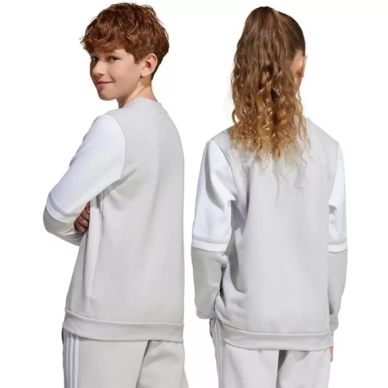adidas Squadra 25 Sweat Crew vaikiškas megztinis pilkas JD4824 152 cm