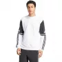 adidas Squadra 25 Sweat Crew vyriškas megztinis, baltas/juodas, M dydis