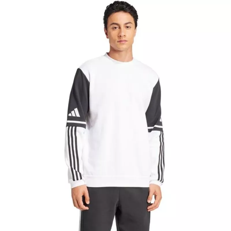 adidas Squadra 25 Sweat Crew vyriškas megztinis, baltas/juodas, M dydis