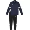 PUMA vyrų Team Rise treniruočių striukė su pilnu užtrauktuku, Peacoat/Puma Black, L dydis