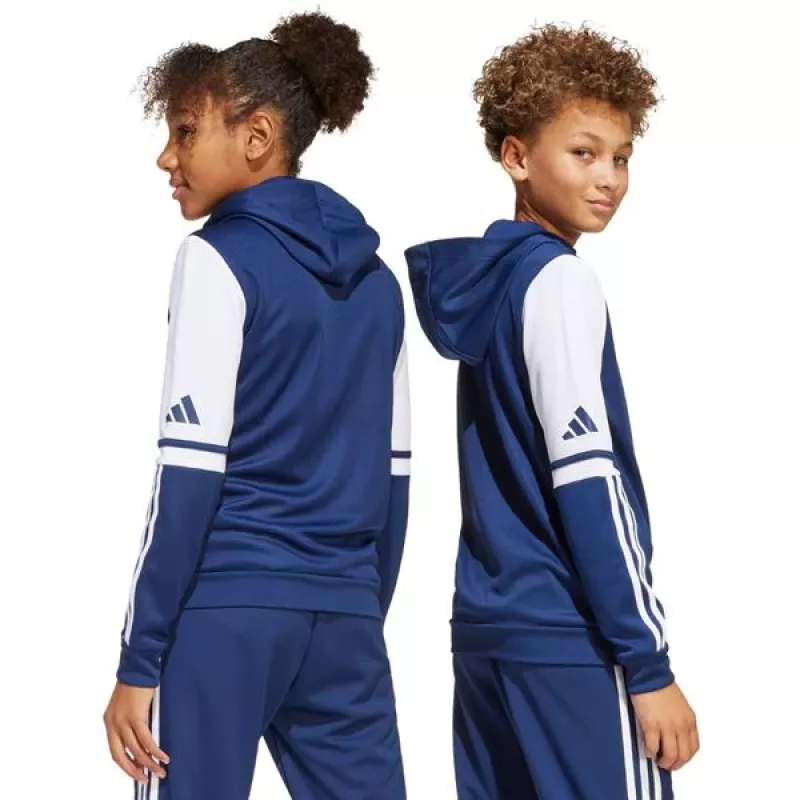 adidas Squadra 25 vaikiškas gobtuvas Team Navy Blue/White, 152 dydis