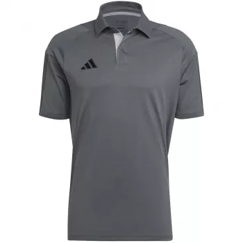 adidas Tiro 23 Competition polo marškinėliai pilka/juoda HU1344 S