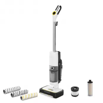Kärcher SCV 4 Deluxe Select garų valytuvas su 2 pakopų garų reguliavimu, 1,3 l talpa, 2000 W, EasyFix antgalis grindims, nuolatinis pildymas