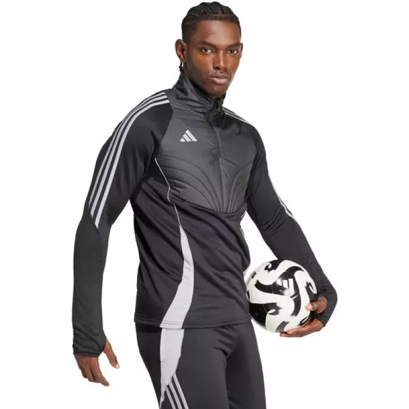 adidas vyriškas Tiro 24 Winterized megztinis pilka/juoda L dydis