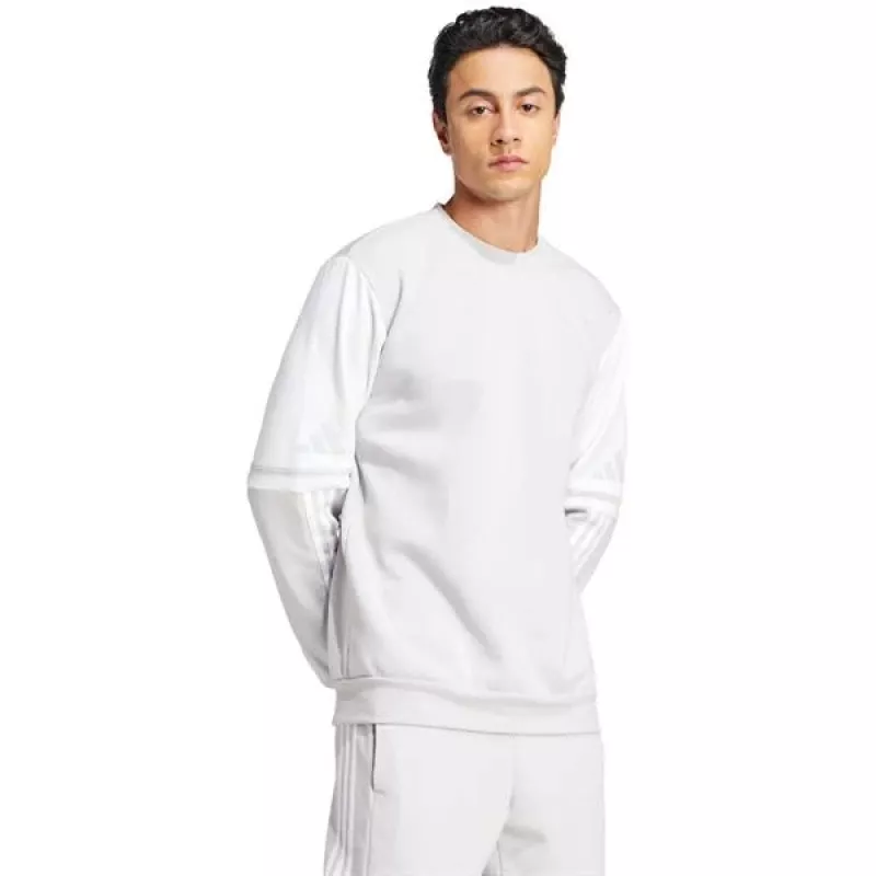 adidas Squadra 25 Sweat Crew vyriškas megztinis, pilkas melanžas, L dydis