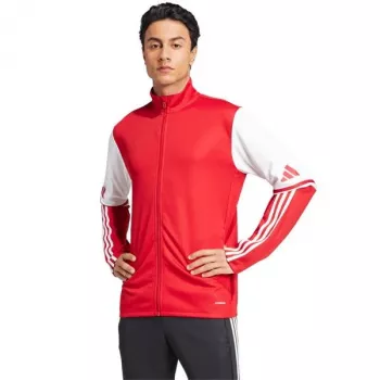adidas Squadra 25 treniruočių marškinėliai vyrams, raudoni/balti JD2979, L dydis
