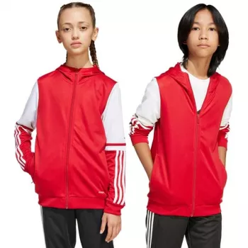 adidas Squadra 25 vaikiškas gobtuvas Raudonas/Baltas 152 cm