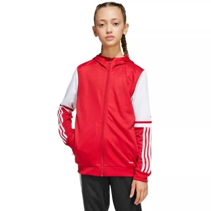 adidas Squadra 25 vaikiškas gobtuvas Raudonas/Baltas 152 cm