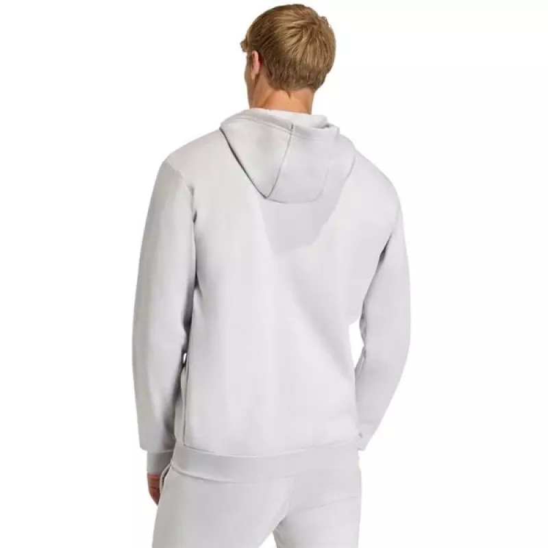 adidas Entrada 26 pilno užtrauktuko gobtuvas vyrams - pilka/juoda, S dydis