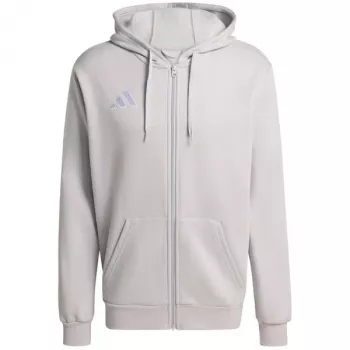 adidas Entrada 26 pilno užtrauktuko gobtuvas vyrams, pilka, XL