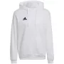 adidas Entrada 22 vyriškas gobtuvas su užtrauktuku, baltas HG6302 2XL