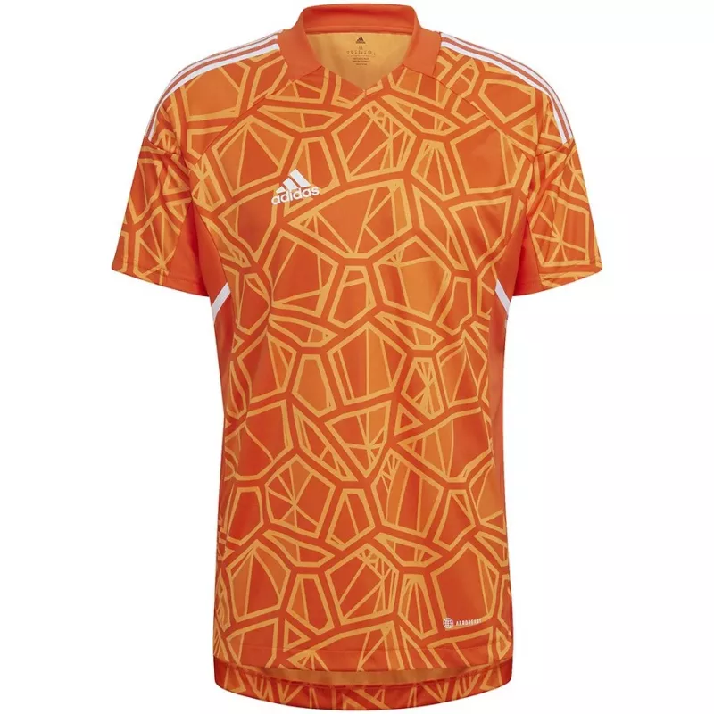 ADIDAS vyriški Condivo 22 vartininko marškinėliai trumpomis rankovėmis, Team Orange HB1621