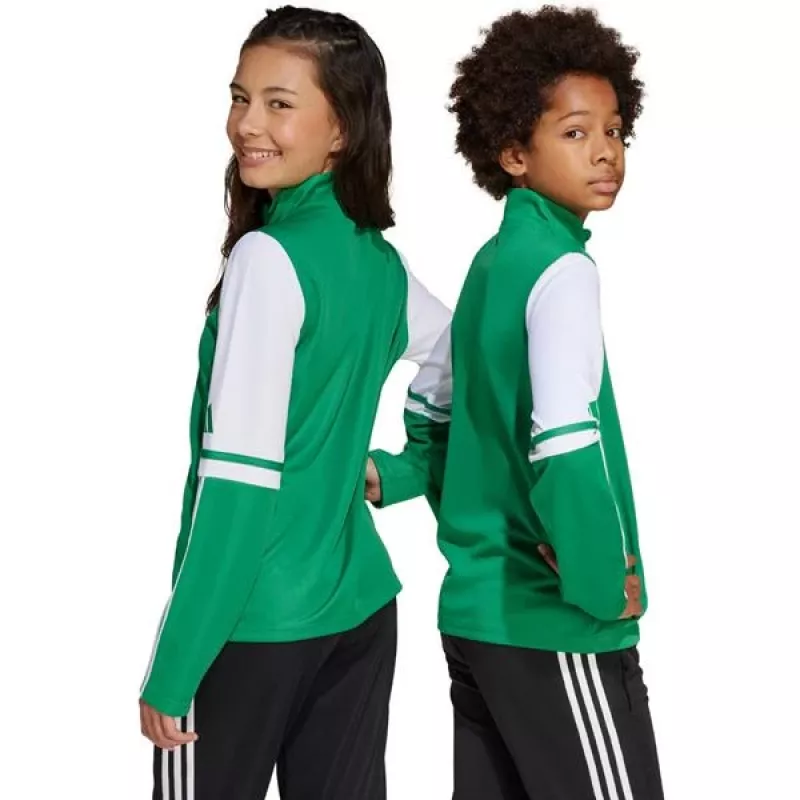 adidas Squadra 25 vaikų treniruočių marškinėliai Žalia/Balta JP3160 164cm
