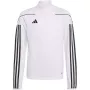 adidas Tiro 23 League treniruočių viršutinė dalis White/Black IB8477 Youth 128cm