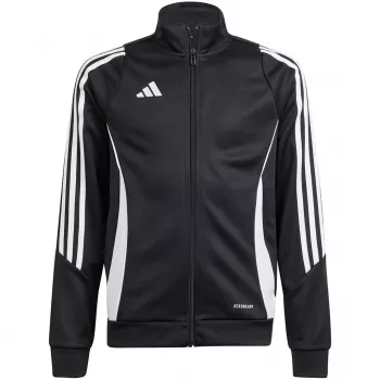 adidas Tiro 24 treniruočių megztinis vaikams - juodos spalvos (116 cm dydis)
