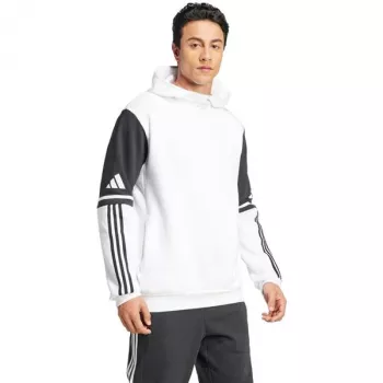 adidas Squadra 25 vyriškas gobtuvinis megztinis, baltas/juodas, XL