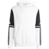 adidas Squadra 25 vyriškas gobtuvinis megztinis, baltas/juodas, XL