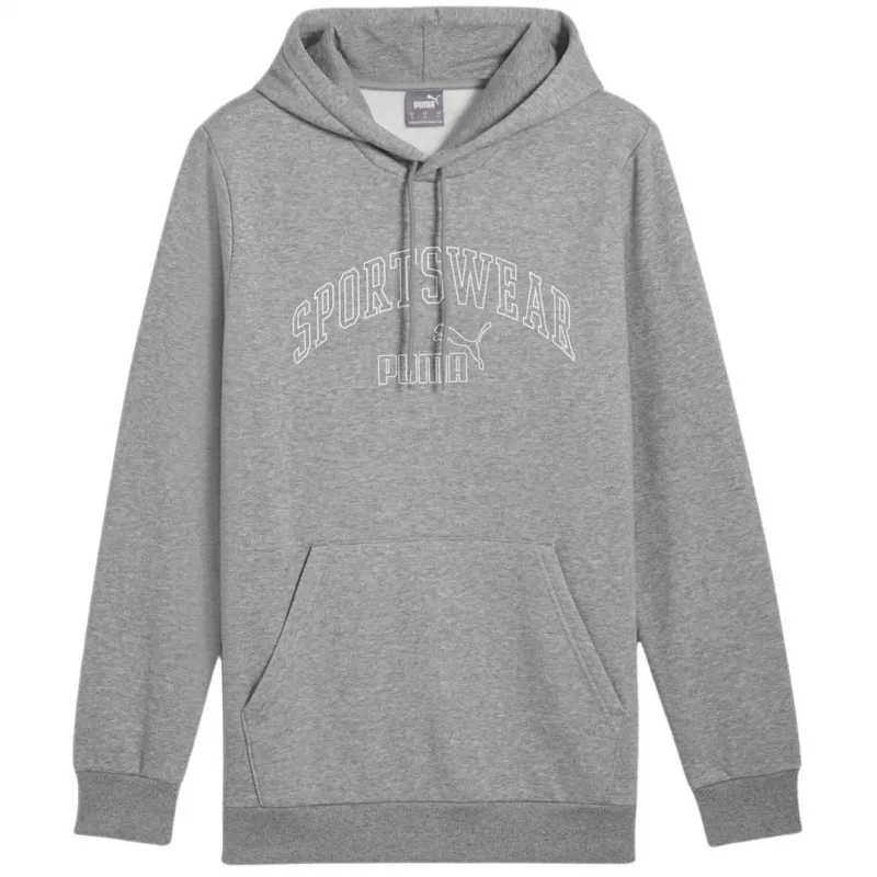 PUMA Essentials+ Logo LAB Gradient gobtuvas FL pilkas vyriškas vilnos megztinis, dydis L