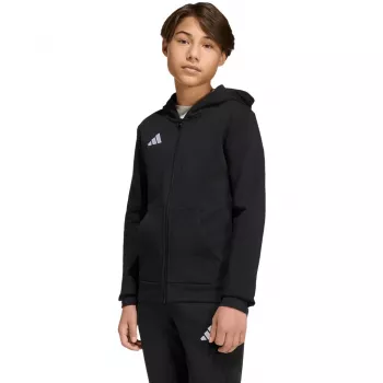 adidas Entrada 26 Full Zip vaikiškas gobtuvas, juodas, 128 cm