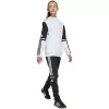 adidas Squadra 25 vaikiškas gobtuvas su užtrauktuku baltas JD4807 140 cm