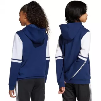 adidas Squadra 25 vaikiškas gobtuvas su užtrauktuku Navy Blue 128cm