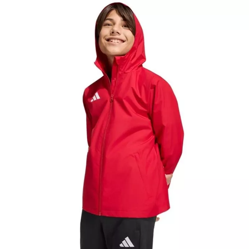 adidas Entrada 26 All Weather vaikiška striukė unisex raudona 152 cm