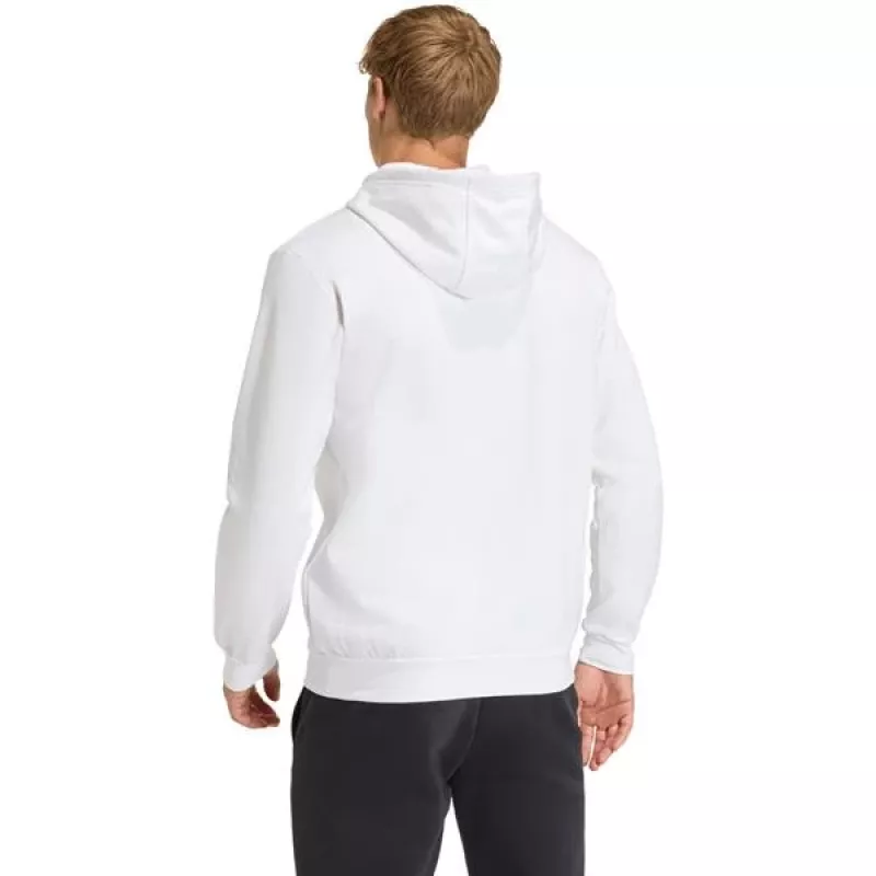 adidas Entrada 26 pilno užtrauktuko gobtuvas vyrams, baltas, 2XL