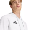 adidas Entrada 26 pilno užtrauktuko gobtuvas vyrams, baltas, 2XL