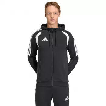 adidas Tiro 26 League pilno užtrauktuko megztinis su gobtuvu vyrams - juoda L
