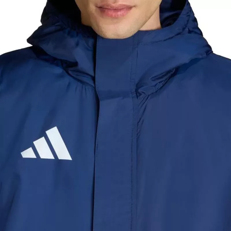 adidas Entrada 26 Stadium vyriška paminkštinta striukė tamsiai mėlyna, S dydis