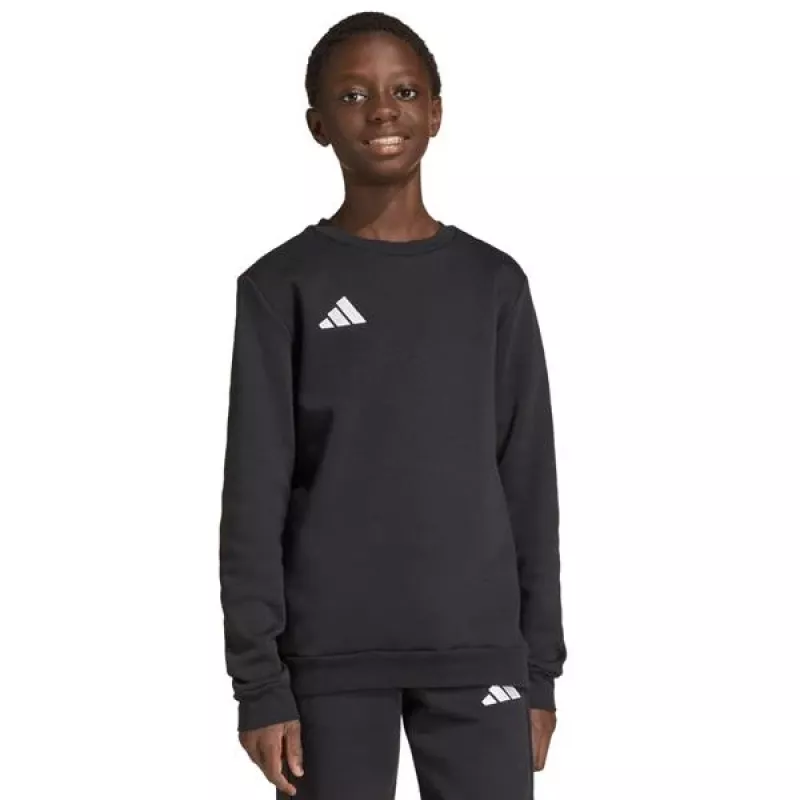 adidas Entrada 26 vaikiškas sportinis megztinis juodos spalvos 152 cm