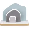 TONIES Mini Standregal - Haus 11003995 (rosa) - Rožinė namelio formos MDF stelažinė lentyna