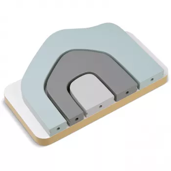 TONIES Mini Standregal - Haus 11003995 (rosa) - Rožinė namelio formos MDF stelažinė lentyna