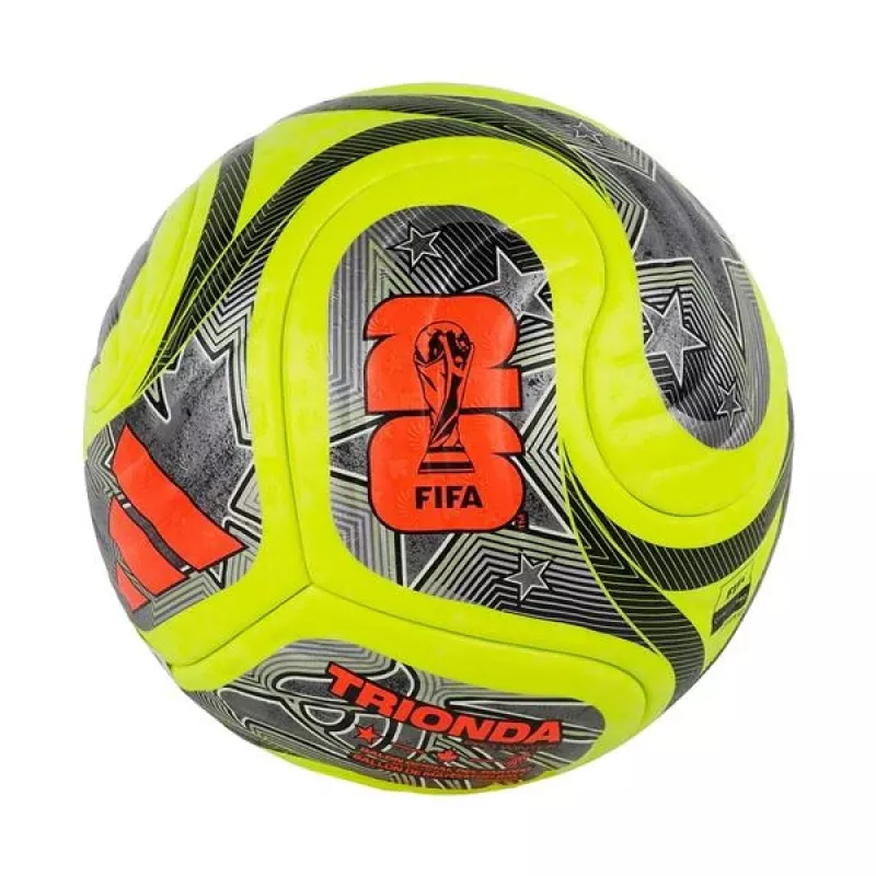 adidas World Cup 26 Trionda Pro Winter futbolo kamuolys, 5 dydis, žalia/juoda/sidabrinė JD8023