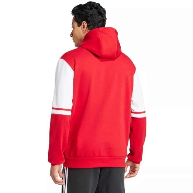 adidas Squadra 25 vyriškas gobtuvas su užtrauktuku Team Power Red 2 2XL