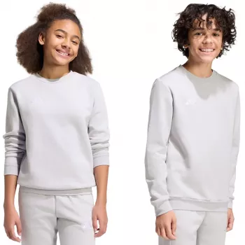 adidas Entrada 26 vaikiškas megztinis su gobtuvu pilkas 140 cm JZ6551