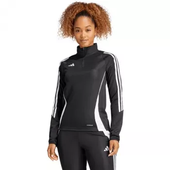 adidas Tiro 24 treniruočių moteriškas megztinis, juodas, L dydis