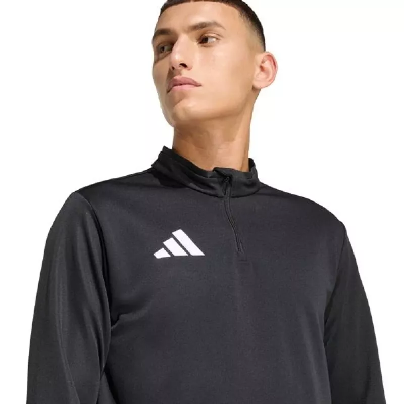 adidas Entrada 26 vyriški treniruočių marškinėliai ilgomis rankovėmis, juodi, S dydis