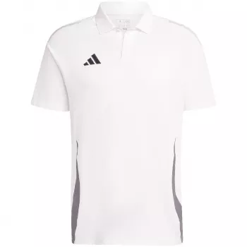 adidas Tiro 24 Competition vyriški polo marškinėliai, balti, S dydis