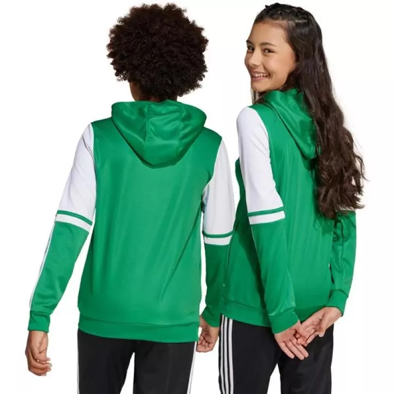adidas Squadra 25 vaikiškas gobtuvas Žalia/Balta 152cm