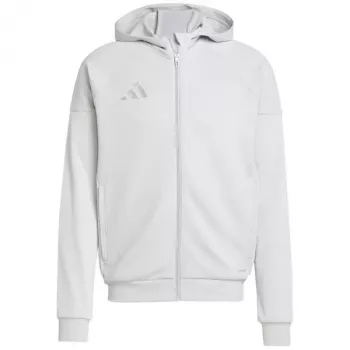 adidas Tiro 25 pilno užtrauktuko gobtuvas vyrams, pilka, XL