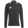 adidas Tiro 24 Competition vyrų treniruočių viršutinė dalis juoda-pilka IP1870