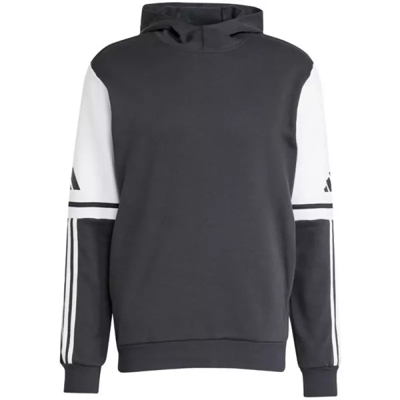 adidas Squadra 25 vyriškas prakaituotas megztinis su gobtuvu, juoda/balta, S dydis