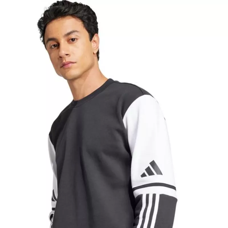 adidas Squadra 25 Sweat Crew vyriškas megztinis, juodos spalvos, M dydžio