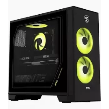MSI Infinite S AI 2NVM5-006AT stacionarus kompiuteris, Intel Core Ultra 5 225F, 16GB DDR5, 1TB SSD, GeForce RTX 5060 Ti, Windows 11 Home, juodas