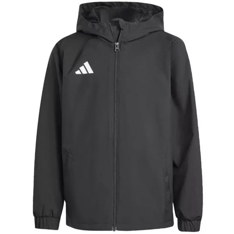 adidas Entrada 26 All Weather vaikiška striukė juoda JZ9104 128cm