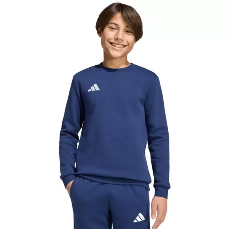 adidas Entrada 26 vaikiškas sportinis megztinis Navy Blue 164