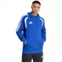 adidas Tiro 26 League pilno užtrauktuko megztinis su gobtuvu vyrams, mėlynas KF9105, S dydis