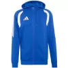 adidas Tiro 26 League pilno užtrauktuko megztinis su gobtuvu vyrams, mėlynas KF9105, S dydis