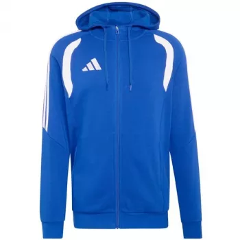 adidas Tiro 26 League pilno užtrauktuko megztinis su gobtuvu vyrams, mėlynas KF9105, S dydis